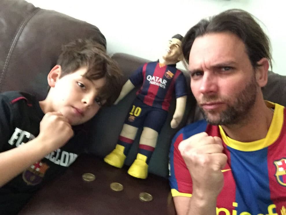 Santino nació el 25 de julio de 2008, actualmente tiene 10 años.