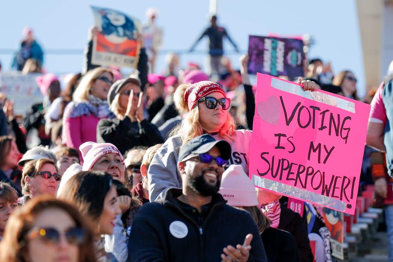 "Votar es mi superpoder".