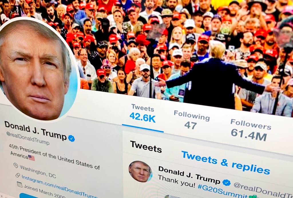 Trump quiere volver a Facebook y Twitter para su campaña presidencial de 2024