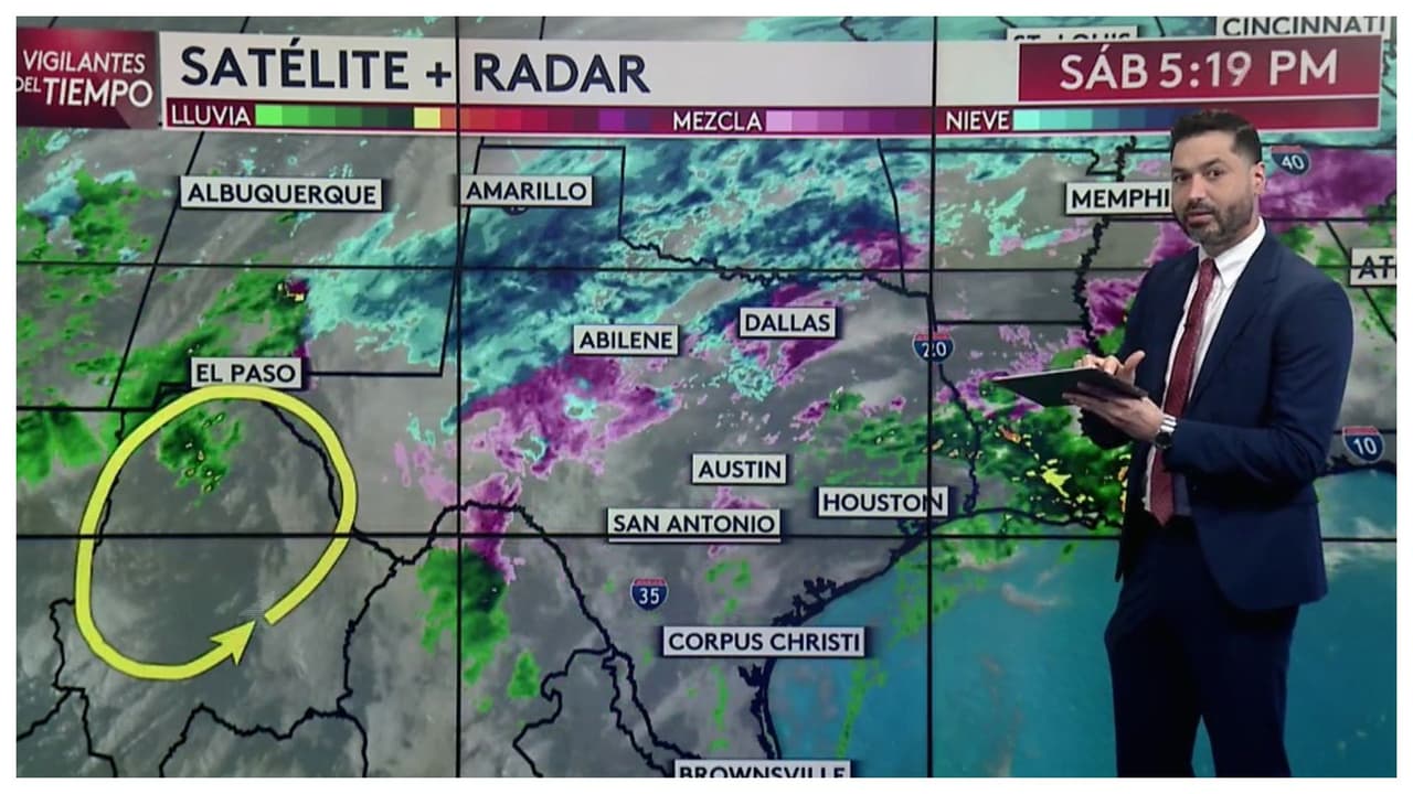 Revisa el radar de Texas: ¿cuáles ciudades se están viendo más afectadas por la tormenta invernal?