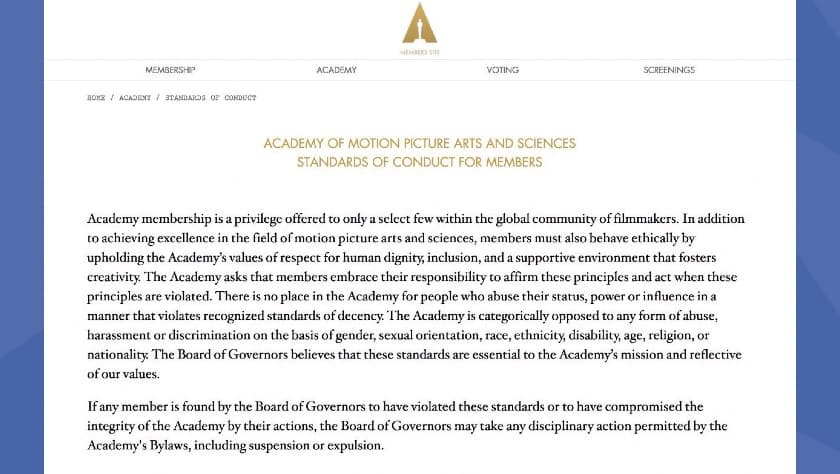 Algunos reporteros como Brooks Barnes del diario The New York Times tuvieron acceso al documento que envió la Academia en 2017.