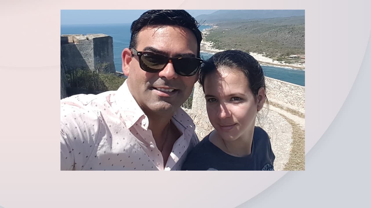 Hecguel Casana, esposo de la cubana, quien habló en exclusiva para Noticias 23, dice que ella está viva de milagro. 
<br>