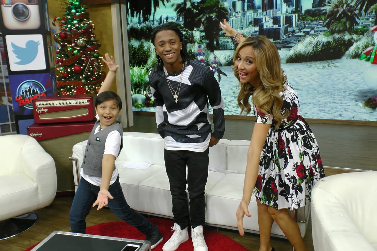 Mathew y Vero celebraron con tan talentoso chico.