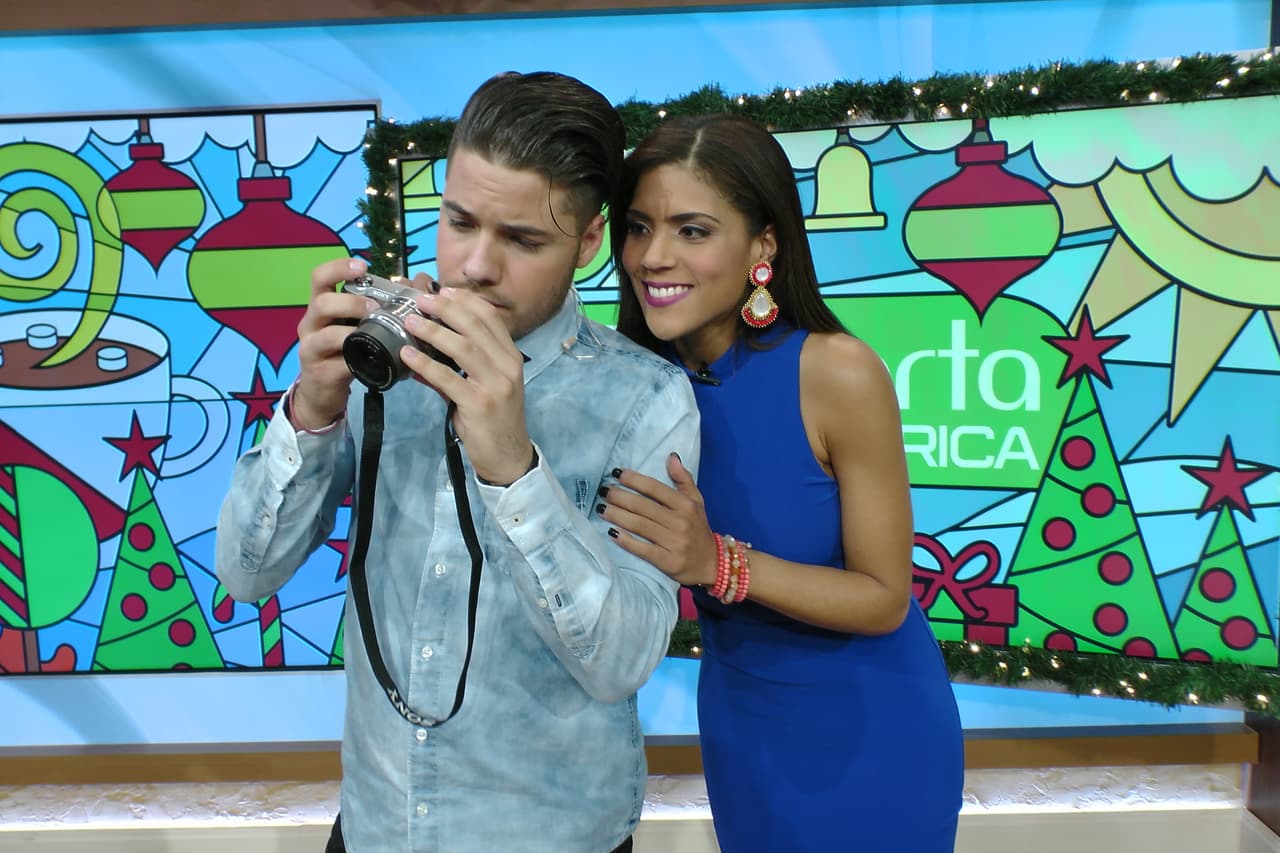 William y Francisca tomaron muchas fotitos de la casa decorada.