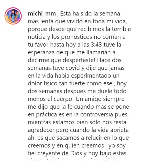 "Hoy me quedo con 
<b>lo mejor de ti que es nuestra hija </b>Elizabeth y siempre vivirás a través de ella, hoy escojo el perdón, la misericordia y el amor y ¡espero algún día encontrarme contigo otra vez y poder hacer y hablar aquellas cosas que nos faltaron!"
<br>