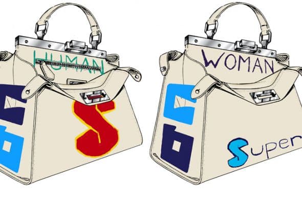 Aquí lo que imaginó Cara Delevingne. (Imagen de Fendi).