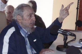 La más reciente aparición pública de Fidel Castro. (Imagen de Granma/Estudio Revolución).