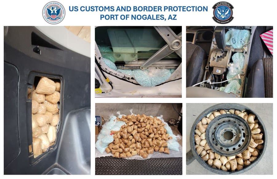 Fueron halladas 
<b>en distintas partes de vehículos</b>, desde los interiores hasta sitios específicos.