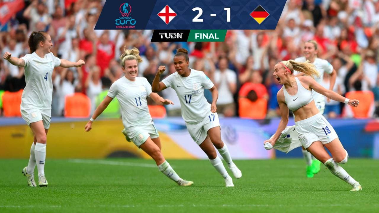 En tiempo extra, Inglaterra venció a Alemania y ganó la Euro Femenil