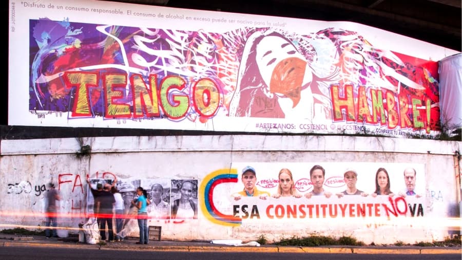 Los rostros hambrientos de justicia en Venezuela.