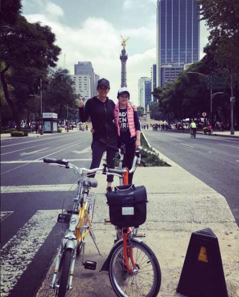 Mientras Nina aprendía, Mia y Andrea exploraron la hermosa Ciudad de México.