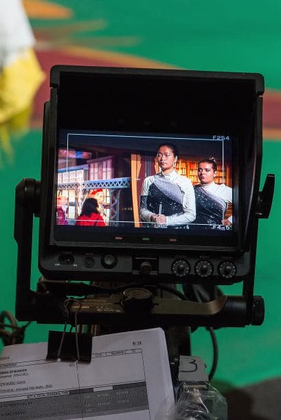 Todo tiene que quedar perfecto para salir en la televisión.