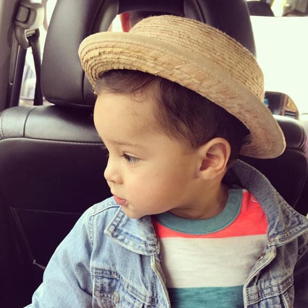 Arleth Terán aseguró, en entrevista para 'Ventaneando' en abril de 2018, que el cineasta la apoya mucho y cuida a su hijo mientras ella trabaja.