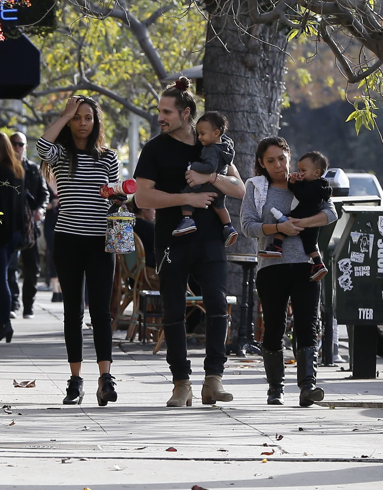Pero mientras tanto, disfrutó de un merecido día familiar.