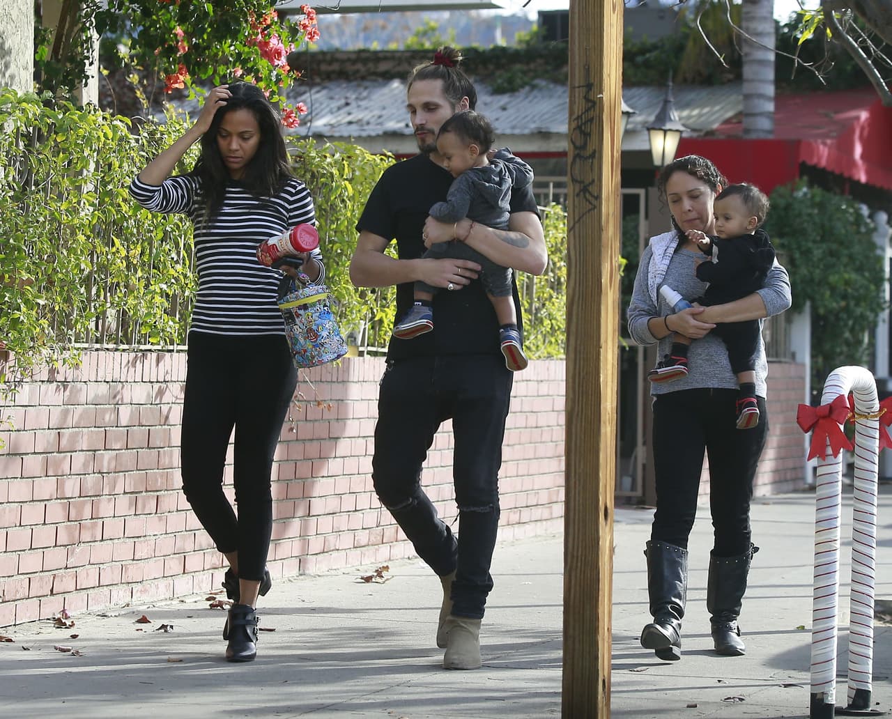 Por supuesto, también iba el orgulloso padre.