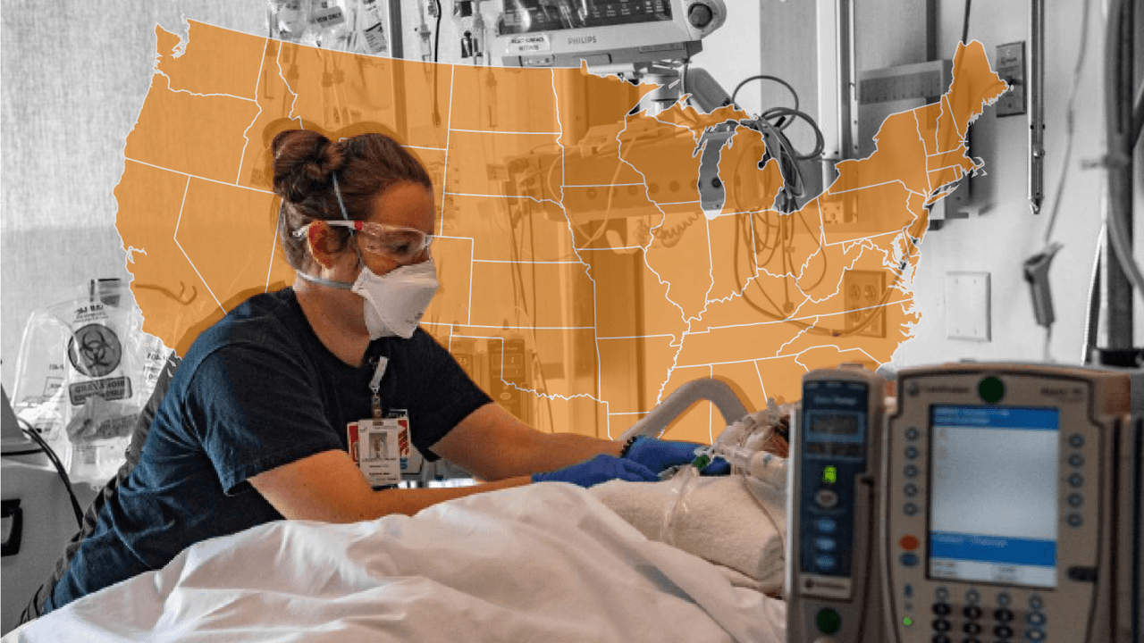 Interactivo: revisa el impacto de ómicron en los hospitales cerca de ti