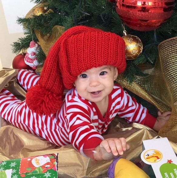 La primera Navidad de Michelle.