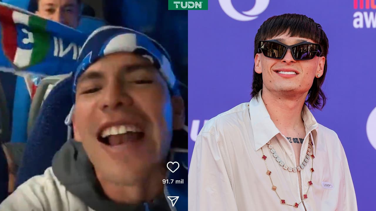 'Chucky' Lozano interrumpe festejos con Napoli para poner a Peso Pluma