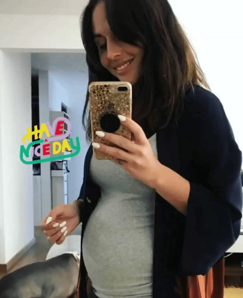 Zuria Vega y Alberto Guerra tuvieron a su primera hija, Lúa, el 11 de enero de 2017.