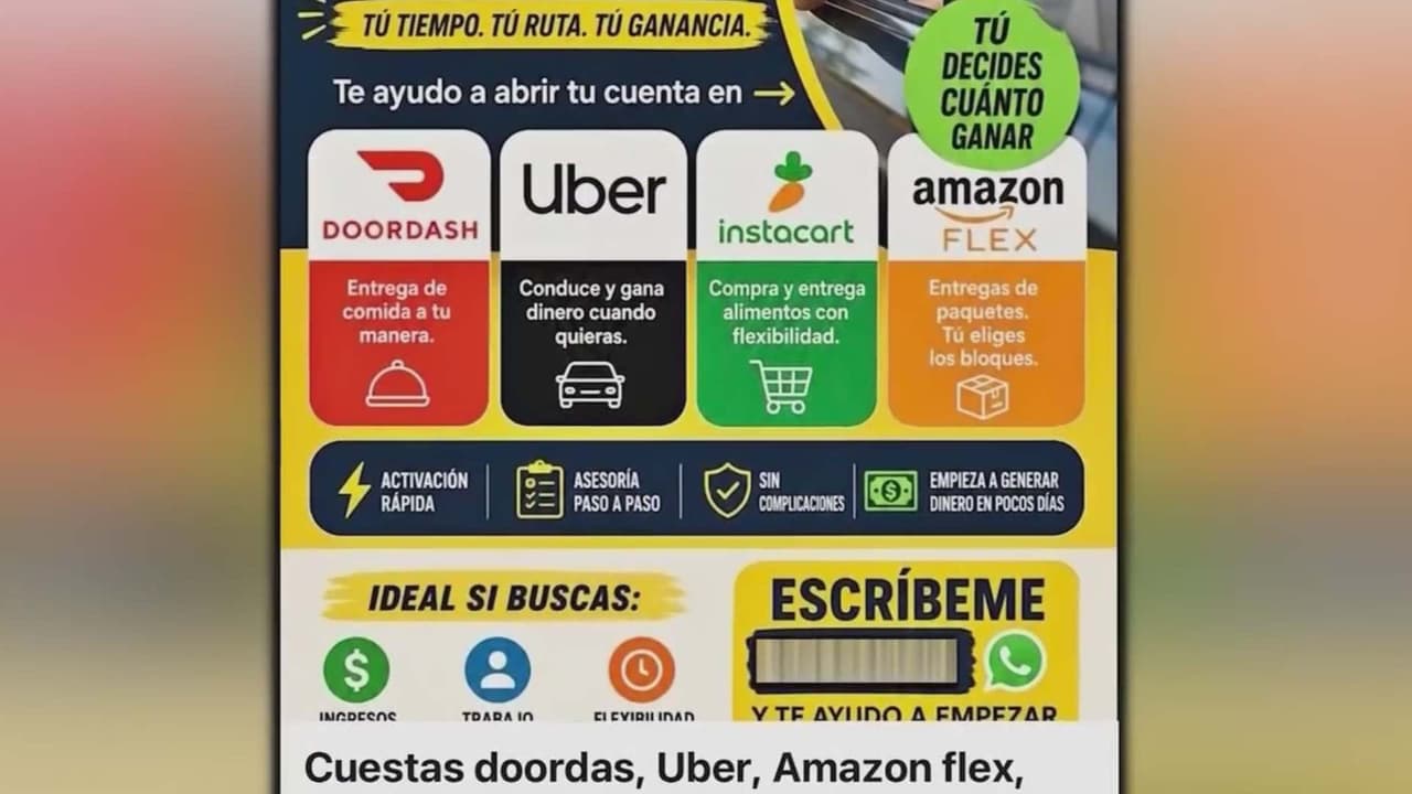 Detectan venta y renta de cuentas fraudulentas para conductores y repartidores por aplicación