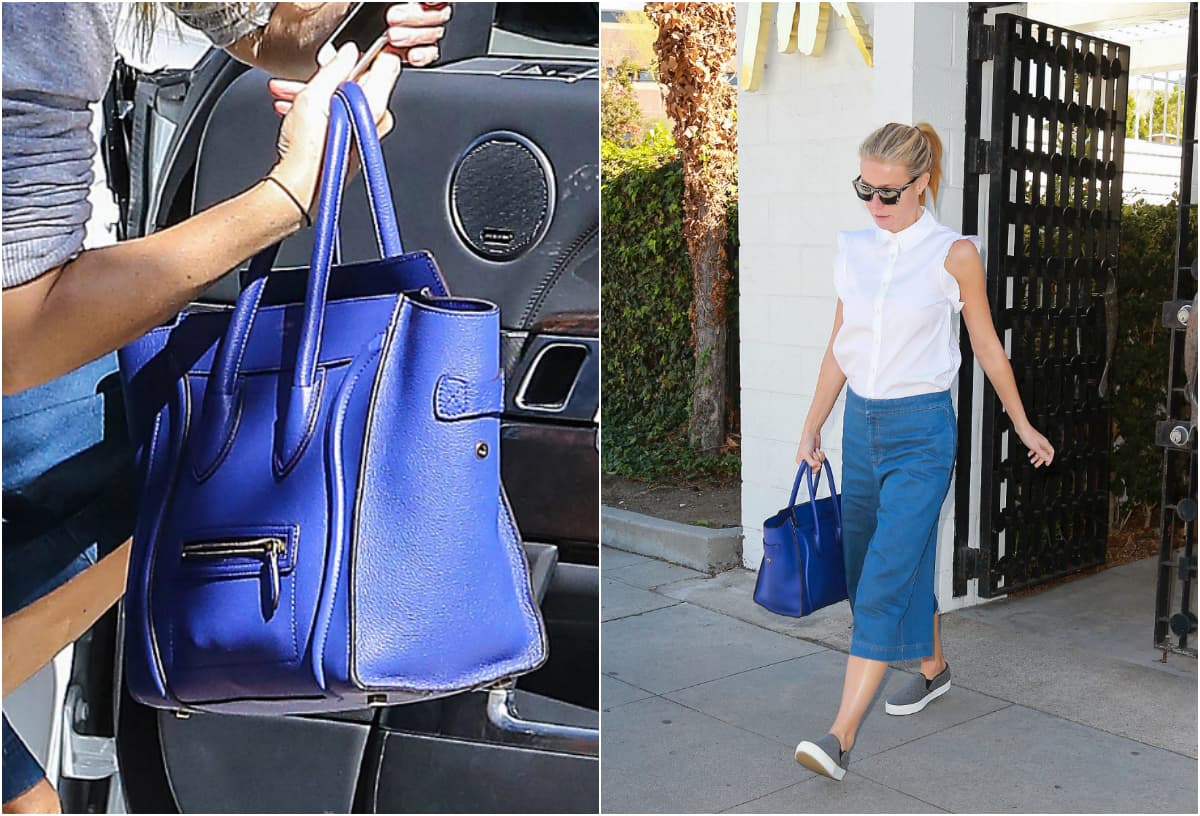 La bolsa es un reflejo de la mujer, por eso Gwyneth Paltrow lleva siempre alguna con aspecto serio, pero con colores extraordinarios.