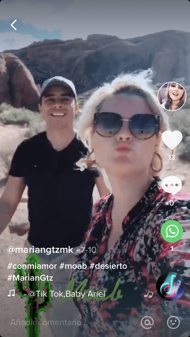 También compartió su cuenta de TikTok a través de su descripción en Twitter.