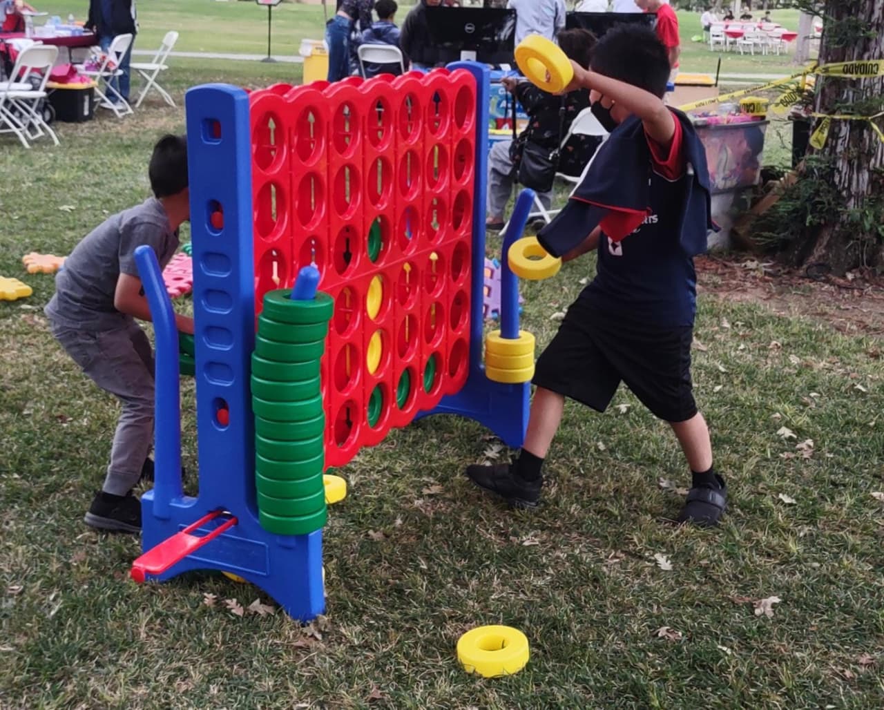 También hubo espacio para los juegos y la diversión.