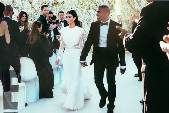 Uno de los momentos más felices de Kanye fue cuando se casó-