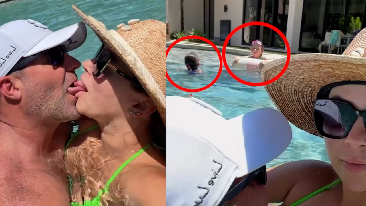 Ximena Duque responde a críticas por beso de lengua con su esposo frente a sus hijas