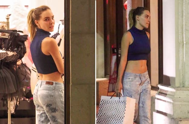 Psssst psssst.... ¿quieres saber dónde compra sus chones Belinda?, el paparazzi la cachó...