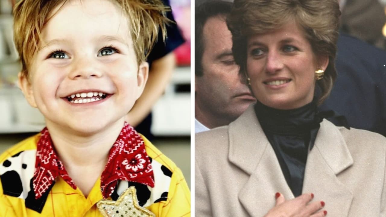 Billy Campbell y la princesa Diana