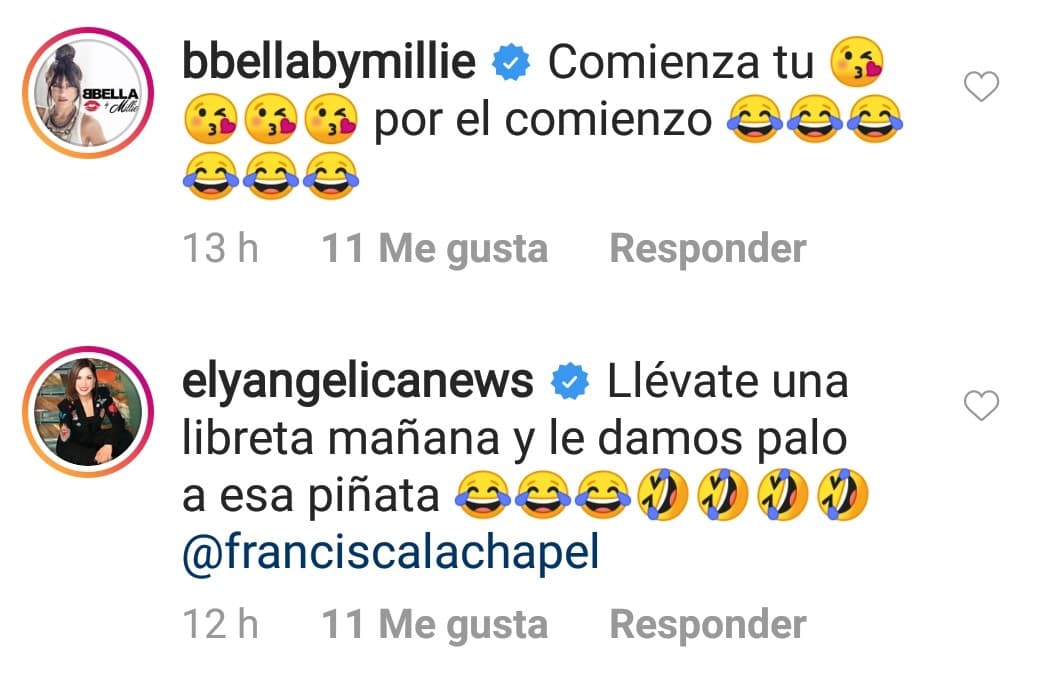 Por su parte, Elyangelica González, levantó la mano para apoyarla en la organización, mientras que la estilista Millie Morales le dio un tip esencial.