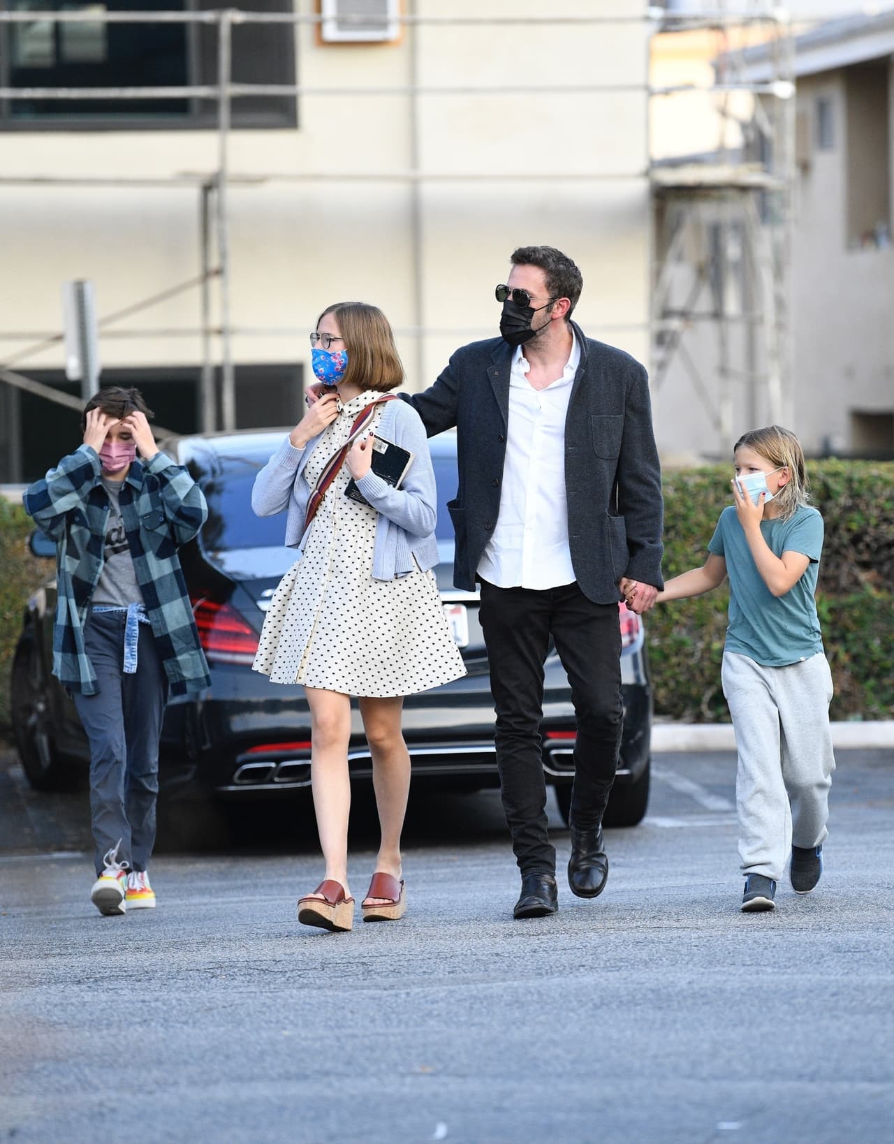 Violet, su hermana y su hermano menor han estado conviviendo con JLo ahora que 'La Diva del Bronx' retomó la relación amorosa que tenía con el actor.