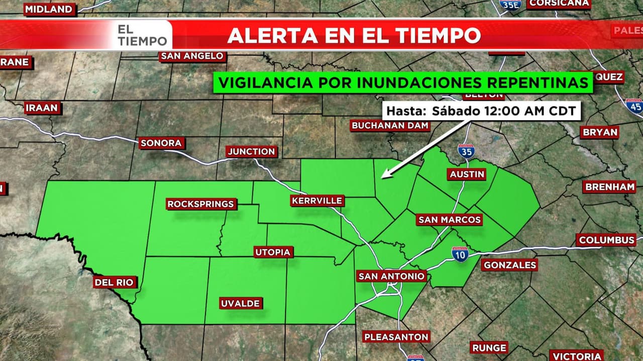 Emiten vigilancia por inundaciones repentinas en la región hasta la media noche