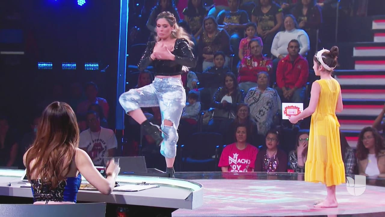 Y si en el tercer show Gali intentó hacer un split, en este intentó hacer una pirueta.