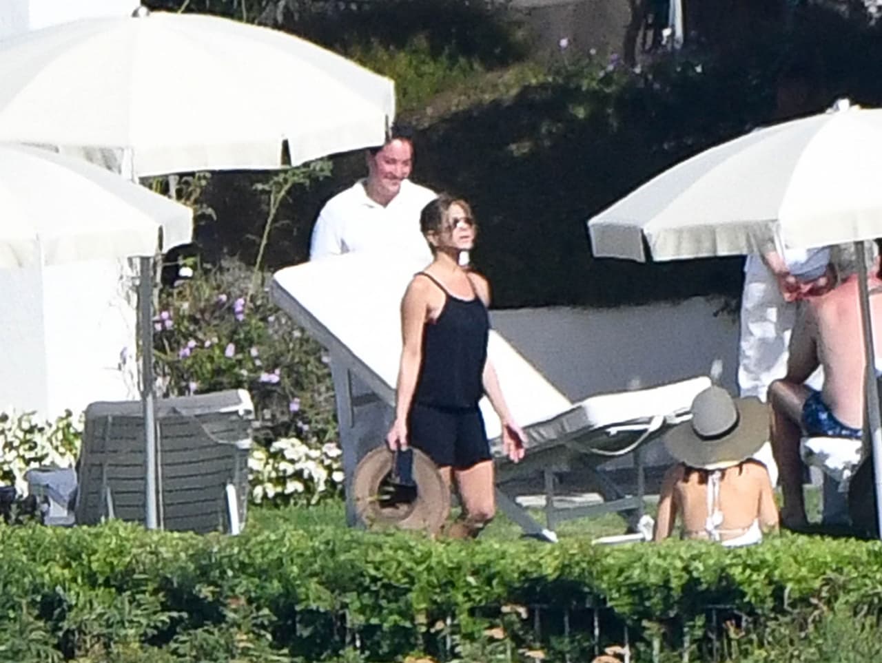 Jennifer Aniston viajó a Ravello, Italia, para gozar de unos días de descanso.