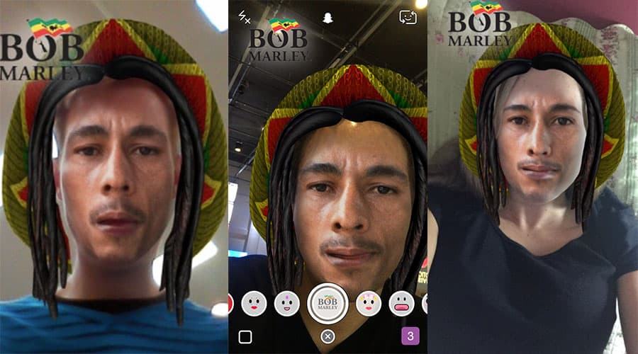 ¿Ofensivo o no? Snapchat crea un filtro de Bob Marley para celebrar 420