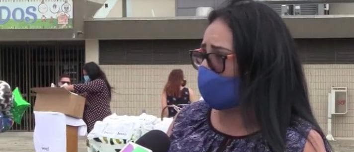 "Quisimos que ellos nos vean, y nosotros verlos a ellos, nuestro Colegio se caracteriza por ser una familoa y este distanciamiento nos ha costado mucho, pero lo logramos", indicó Maritza Robles, maestra de matemáticas.