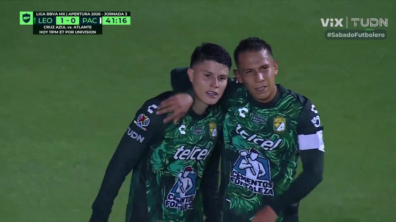 ¡Ruge la Fiera! Gool del León disparo potente de Daniel Arcila