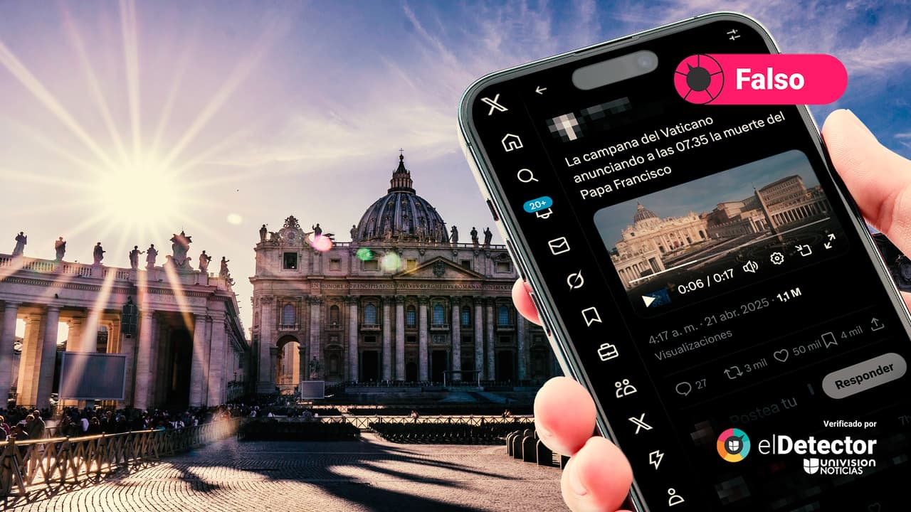 Las campanas NO repicaron a la hora exacta de la muerte del papa Francisco: doblaron luego del anuncio oficial