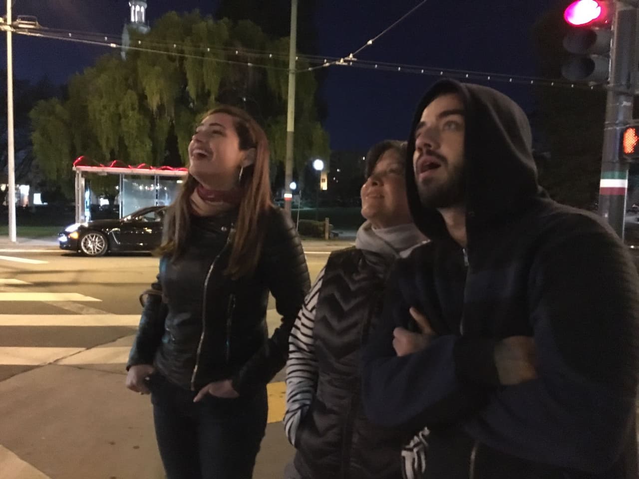 La noche anterior dimos un paseo por las calles de San Francisco.