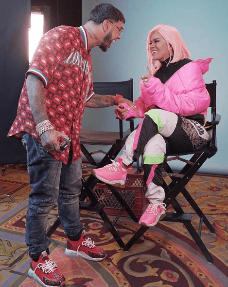 <b>4.</b> La colombiana Karol G y el puertorriqueño Anuel AAA.