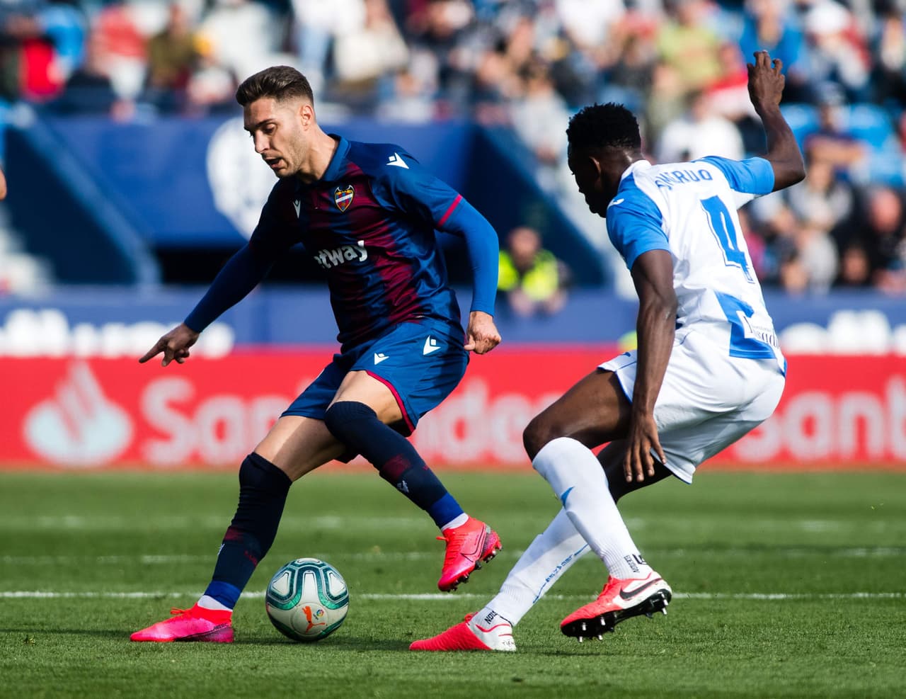 Rubén Rochina (20’) y Roger Martí (28’) anotaron los goles para el equipo de casa. Leganés recibirá a Betis la siguiente jornada.