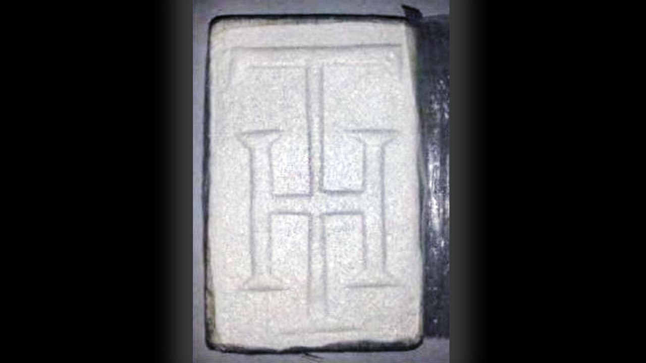 An example of cocaine allegedly sold by former Honduran congressman, Tony Hernandez.
