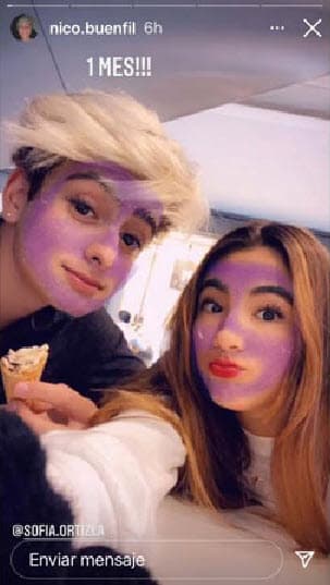 Publicó algunas fotografías en sus historias de Instagram donde ambos aparecen.
<br>