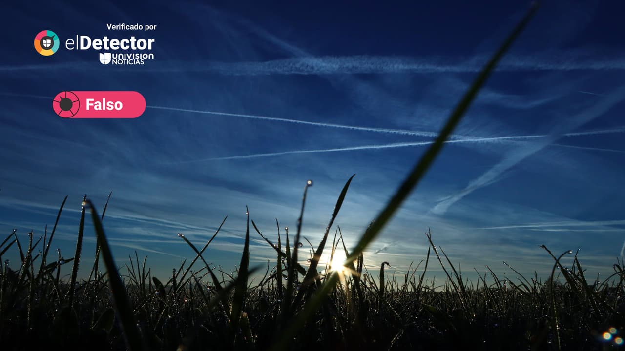 Los ‘chemtrails’ no existen: las estelas que dejan los aviones no son parte de un plan para enfermar a la población o dañar las cosechas