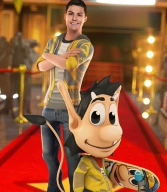 Cristiano Ronaldo también nos presumió su propio videojuego... Mira qué guapo se ve.