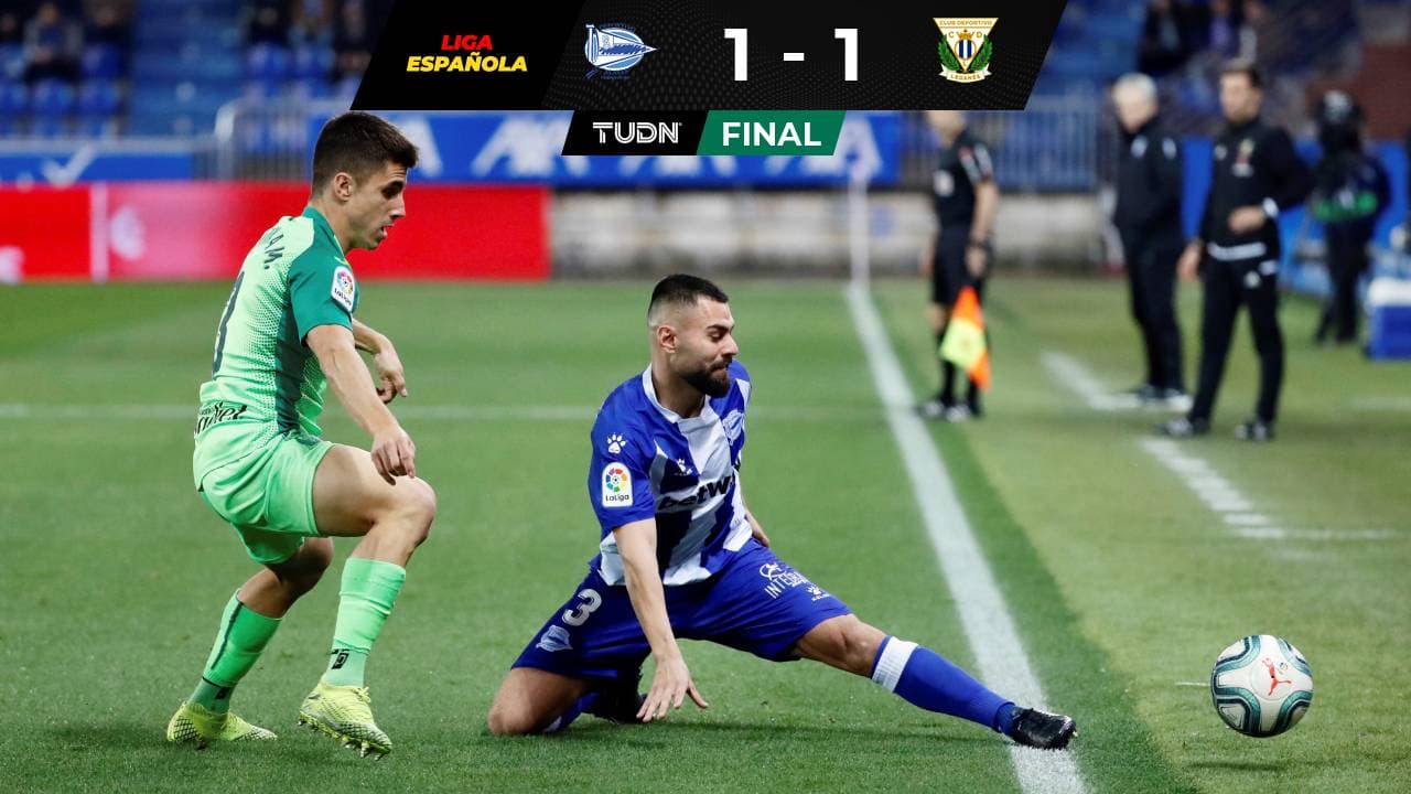 Grave error del arquero quita triunfo al Leganés sobre Alavés