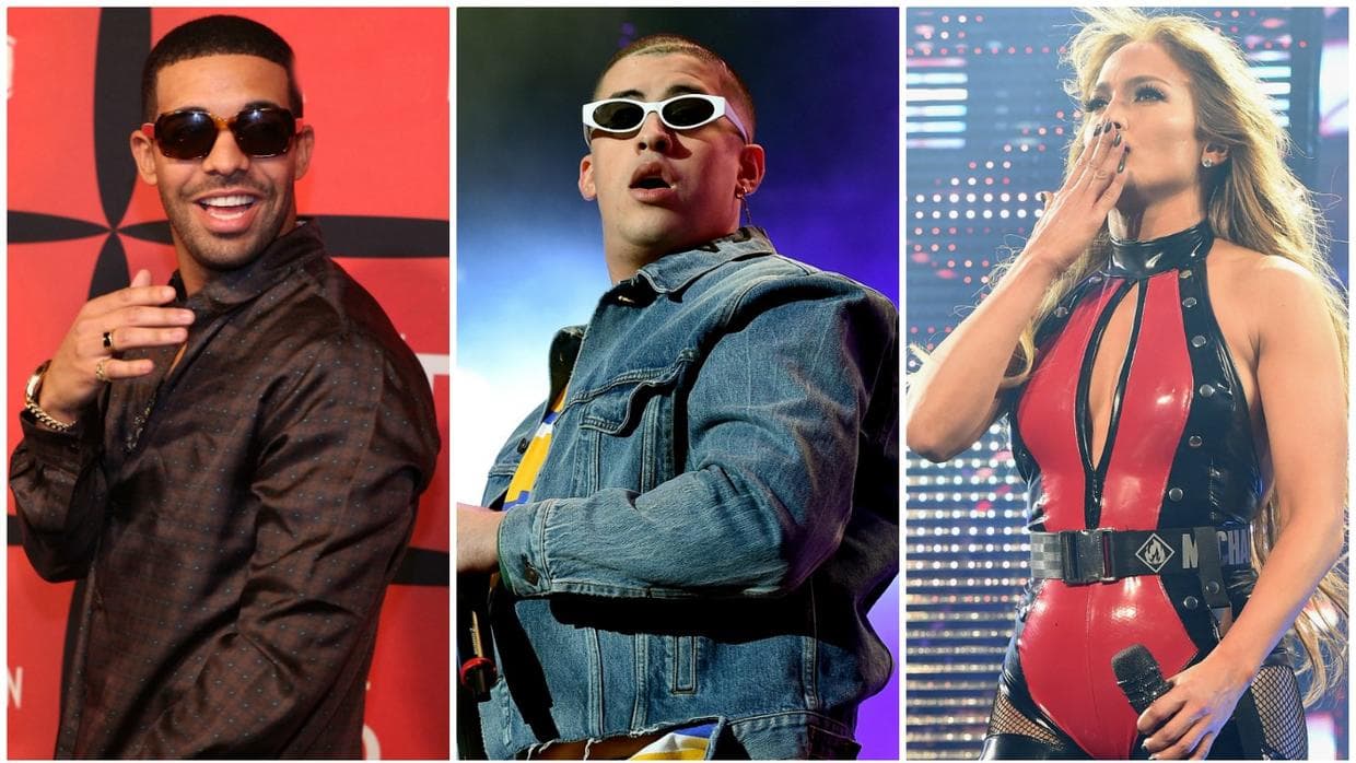 Jennifer Lopez and Drake both working with Bad Bunny 