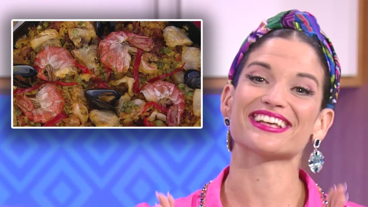 Natalia Jiménez nos comparte la receta de paella que le enseñó su madre y la hizo derrochando buen humor